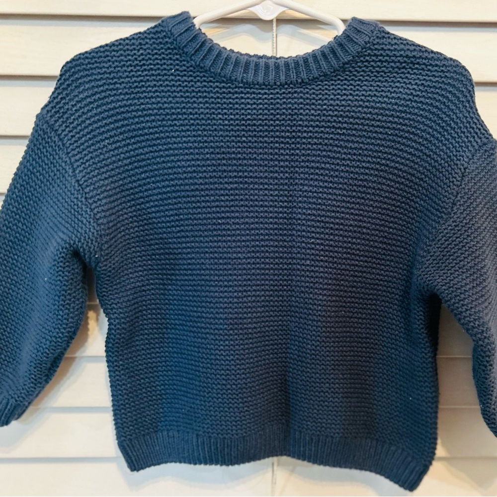 Zara Baby/Toddler Blue Knit Sweater 12-18M